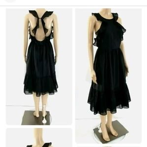 Ulla Johnson wylda black dress